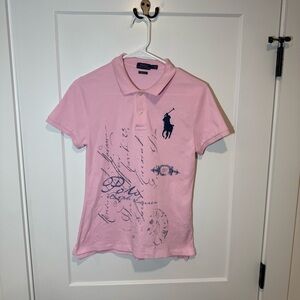 Polo Ralph Lauren Big Pony Polo Shirt. Casual, Preppy. Skinny Fit. Size Medium